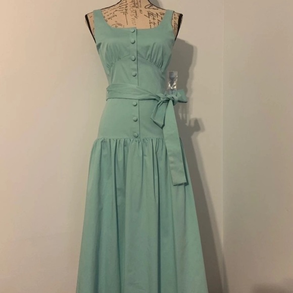 Antonio Melani Blue Elisa Dress Size 10 - Picture 5 of 5